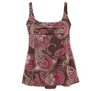 Badekleid LASCANA, Damen, Gr. 50, Cup B, braun (braun, bedruckt), Microfaser, Polyamid, bedruckt, Badeanzüge, mit schönem Druck oder unifarben (433836-50) braun, bedruckt