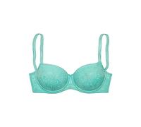 Balconette-BH LASCANA, Damen, Gr. 95, Cup E, grün (mint), Microtouch, Obermaterial: 82% Polyamid, 18% Elasthan, figurbetont, BHs BH Spitzen-BH Bügel-BH Schalen-BH T-Shirt-BH Balconette-BH, aus feiner,