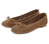 LASCANA Ballerina Damen camelfarben Gr.38