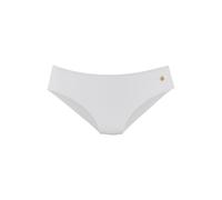 Bikini-Hose LASCANA "Omara", Damen, Gr. 36, N-Gr, beige (creme), Recycling-Polyamid, unifarben, Basic, Badehosen, aus recycelten Material (55895737-36) creme