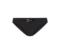 Bikini-Hose LASCANA "Yves", Damen, Gr. 40, N-Gr, schwarz, Recycling-Polyamid, unifarben, Badehosen Bikini-Hose, mit edlen Ziergürtel (92038326-40) schwarz