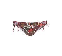 Bikini-Hose LASCANA "Ava", Damen, Gr. 32, N-Gr, rot (rot bedruckt), Recycling-Polyamid, bedruckt, Badehosen, im tropischen Design (68705102-32) rot bedruckt