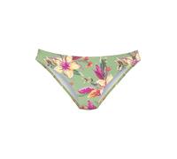 Bikini-Hose LASCANA "Malia", Damen, Gr. 42, N-Gr, salbei, pink bedruckt, Microfaser, Polyamid, Microfaser, bedruckt, floral, Badehosen, mit normalem Schnitt, Topseller (76047859-42) salbei, pink bedru