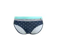 LASCANA Bikini-Hose Monroe, In etwas höher geschnittener Form. 44, N-Gr blau Damen Bikini Hosen Bikinis Damenbademode 44, N-Gr marine, türkis