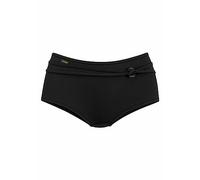 LASCANA Bikini-Hotpants Italy, Mit Gürtel 44, N-Gr schwarz Damen Black White Trends Damenbademode 44, N-Gr schwarz