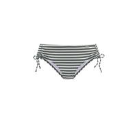 LASCANA - Venice Beach Bikinihose mit Raffung oliv stripe - Gr. - 36