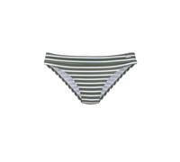 Venice Beach Bikinihose LM exkl. Sport Umschlagbund Oliv Stripe Größe 44