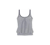 Venice Beach Tankini-Top 'Summer' Oversize Damen Gr. 40 Weiß/Marine gestreift Xtra Life LYCRA