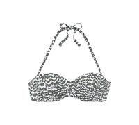 LASCANA Bügel-Bandeau-Bikini-Top Damen oliv-bedruckt Gr.40 Cup C