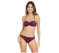 Bügel-Bandeau-Bikini-Top LASCANA "Italy" Gr. 36, Cup A, rot (bordeau) Damen Bikini-Oberteile (272476-36) bordeau