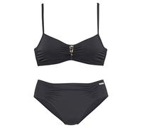 LASCANA Bügel-Bikini Damen schwarz Gr.42 Cup C