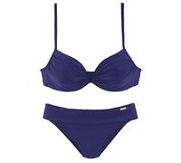 Lascana Damen Bügel-Bikini Raffungen, Verstellbare Träger, Große Größen