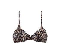 LASCANA Bügel-Bikini-Top Damen braun-bedruckt Gr.38 Cup B