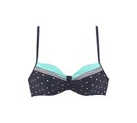 Lascana Damen Bügel-Bikini-Top mit Druck, verstellbare Träger, Miedereinsatz, Mix & Match für individuelle Strand-Looks