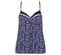 LASCANA Bügel-Tankini-Top Damen marine-bedruckt Gr.44 Cup B