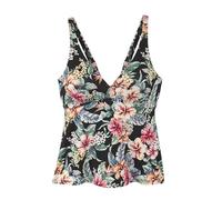 LASCANA - LASCANA OT Tankini mit Bügel Bade black print - Gr. - 40B