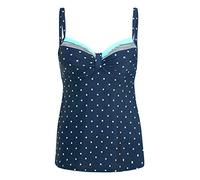 LASCANA Bügel-Tankini-Top Damen marine-türkis Gr.40 Cup D