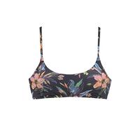 Bustier-Bikini-Top LASCANA "Malia" Gr. 38, N-Gr, grau (anthrazit, bedruckt) Damen Bikini-Oberteile (35332919-38) anthrazit, bedruckt