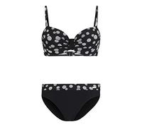 Lascana Damen Damen Bügel Bikini Set im Punkte- Design mit miederverstärktem Top und komfortabler Hose