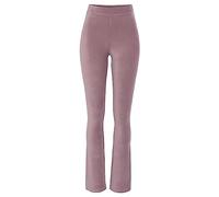 Jazzpants LASCANA Gr. 40/42, N-Gr, rosa Damen Hosen Stoffhosen aus weichem Material in Cord-Optik, Loungewear (28315320-40)