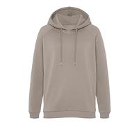 Kapuzensweatshirt LASCANA Gr. 36/38, grau (taupe) Damen Sweatshirts (64429350-36) taupe