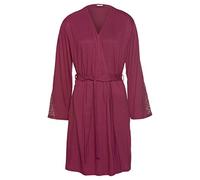 Kimono LASCANA Gr. 44/46, rot (bordeau) Damen Hausmäntel (36189969-44) bordeau