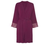 Kimono LASCANA Gr. 32/34, rot (bordeau x rot) Damen Hausmäntel (81230355-32) bordeau x rot