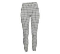 Leggings LASCANA Gr. 36/38, N-Gr, grau (grau mit schwarzem karodesign) Damen Hosen Leggings eingestricktem Karomuster (52110437-36) grau mit schwarzem karodesign