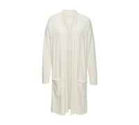 LASCANA Damen Longstrickjacke creme Gr.36/38