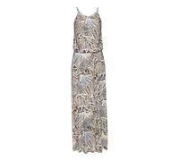 LASCANA Maxikleid Damen creme-khaki-hellblau-braun bedruckt Gr.40