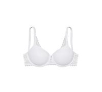 Minimizer-BH LASCANA, Damen, Gr. 70, Cup D, weiß, Microtouch, Spitze, Spacer, Obermaterial: 87% Polyamid, 13% Elasthan, feminin, BHs, mit Spacer-Schalen und Bügel, Basic Dessous (26645005-70) weiß