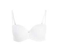 Multiway-BH LASCANA, Damen, Gr. 75, Cup A, weiß, Microtouch, Obermaterial: 80% Polyamid (TACTEL), 20% Elasthan, BHs Push-up-BH Trägerlose-BH, mit abnehmbaren, normalen und transparenten Trägern (79415