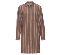 Nachthemd LASCANA Gr. 32/34, N-Gr, braun (braun gestreift) Damen Kleider (14158553-32) braun gestreift