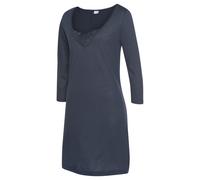 Nachthemd LASCANA Gr. 32/34, N-Gr, blau (nachtblau) Damen Kleider (26778340-32) nachtblau