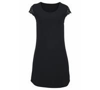 LASCANA Damen Nachthemd schwarz Gr.40/42