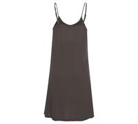 Negligé LASCANA, Damen, Gr. 32/34, N-Gr, braun (braun, gemustert), Single Jersey, Obermaterial: 100% Viskose, gemustert, mehrfarbig, knieumspielend, V-Ausschnitt, Kleider Negligé, mit längenverstellba