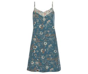 LASCANA Damen Negligé rauchblau-ecru Gr.36/38