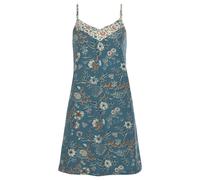 Negligé LASCANA Gr. 40/42, N-Gr, bunt (rauchblau, ecru) Damen Kleider Negligés im Blumen Allover-Druck (23668505-40)