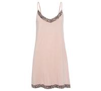 Negligé LASCANA Gr. 32/34, N-Gr, rosa (rosa anthrazit gemustert) Damen Kleider (48215750-32) rosa anthrazit gemustert