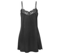 LASCANA Damen Negligé schwarz Gr.36/38