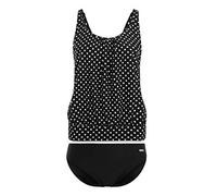 LASCANA Oversize-Tankini Damen schwarz-weiß Gr.38