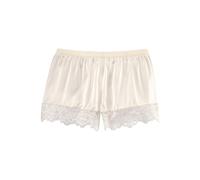 Panty LASCANA "Alana", Damen, Gr. 42, beige (champagner), Spitze, Obermaterial: 75% Seide, 17% Polyamid, 8% Elasthan, Unterhosen Panty, im edlen Shorty-Schnitt mit hohem Seidenanteil (60046705-42) cha