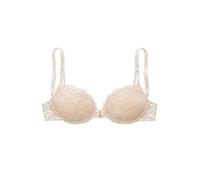 Push-up-BH LASCANA "Nikoletta", Damen, Gr. 85, Cup AA, rosa (rosé, champagner), Spitze, Obermaterial: 60% Polyamid, 35% Polyester, 5% Elasthan, BHs Push-up-BH, mit aufregender Schnürung an den Seiten,