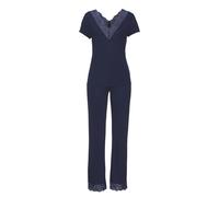 LASCANA Damen Pyjama nachtblau Gr.36/38