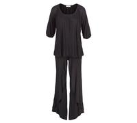 Pyjama LASCANA Gr. 40/42, schwarz Damen Homewear-Sets (523868-40) schwarz