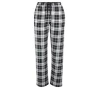 Pyjamahose VIVANCE DREAMS, Damen, Gr. 36/38, N-Gr, schwarz-weiß (schwarz, weiß kariert), Single Jersey, Obermaterial: 100% Baumwolle, lang, Hosen Pyjamahose, mit Schwarz-Weiß-Druck (29476933-36) schwa