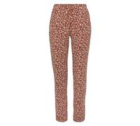 Pyjamahose VIVANCE DREAMS Gr. 32/34, N-Gr, rot (rot, geblümt) Damen Hosen (33970462-32) rot, geblümt