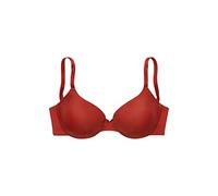 Schalen-BH LASCANA "Ela - perfect basic" Gr. 85, Cup AA, rot (chili) Damen BHs Bestseller (84510149-85) chili