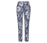 Schlafhose VIVANCE DREAMS, Damen, Gr. 44/46, N-Gr, bunt (geblümt), Single Jersey, Obermaterial: 50% Baumwolle, 50% Viskose, geblümt, bequem lang, Hosen Schlafhose, mit Alloverdruck (23649137-44) geblü