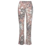LASCANA Damen Schlafhose allover-geblümt-altrosa Gr.44/46